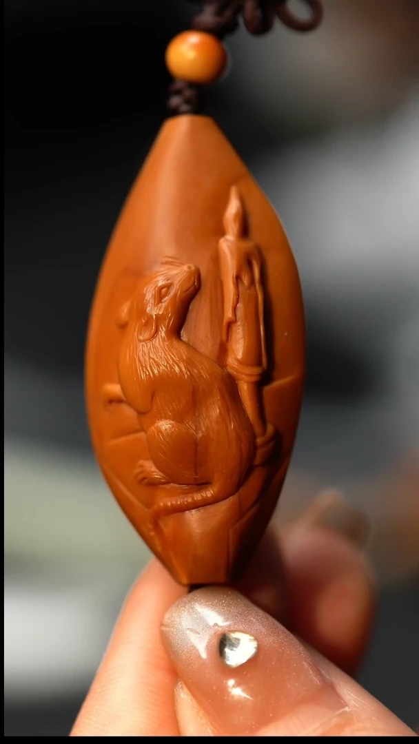 【闪购商品】橄榄核手串/手链生肖鼠单颗