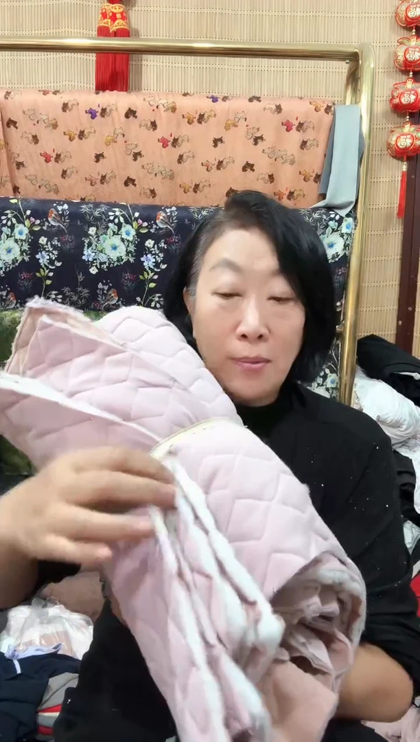 薄款紫色女士棉裤顺片十片一单