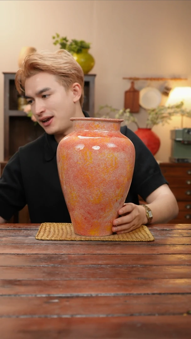 摆件景德镇手作艺术花器