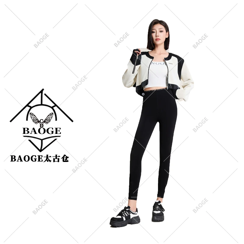 【BAOGE太古仓】新款女云朵棉字母腰8812