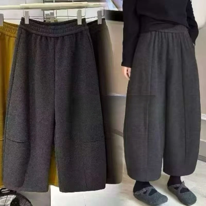 1672 新款显瘦复合弯刀裤