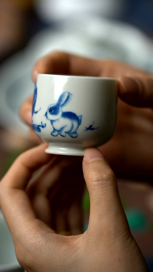焱谷窑-兔子小杯