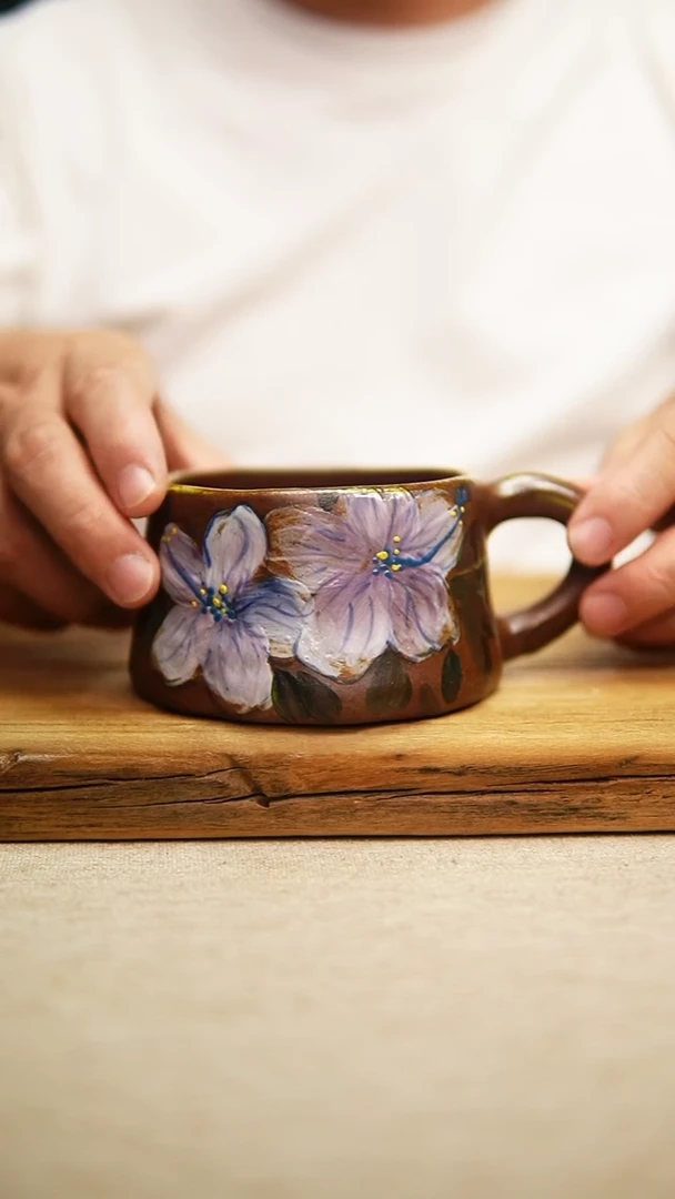 @@陶园瓷舍@@纯手工手绘@高温釉下彩