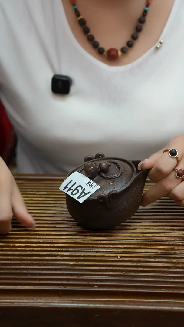 万古烧粗陶手工茶具