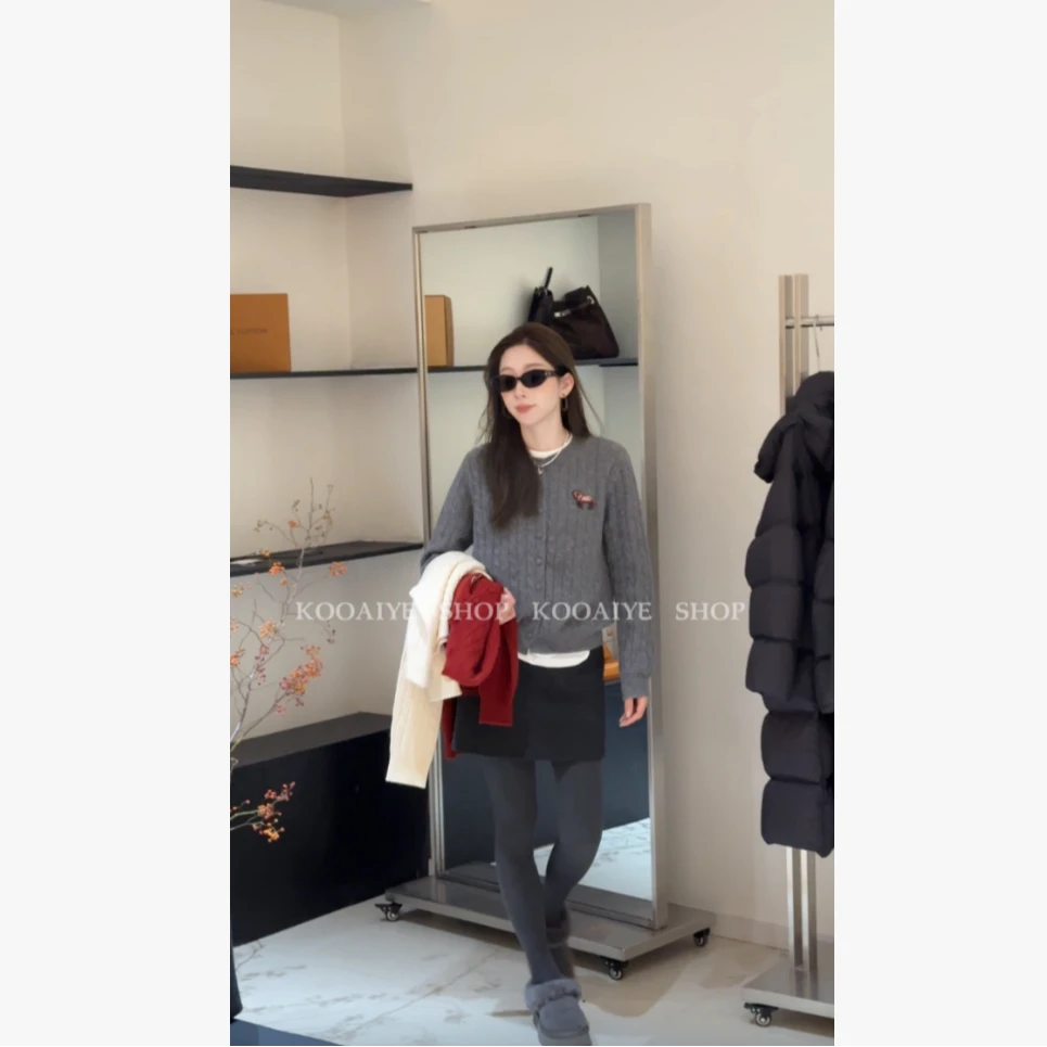 【国风小马】冬季新款韩系休闲宽松百搭简约毛衣（不能机洗）
