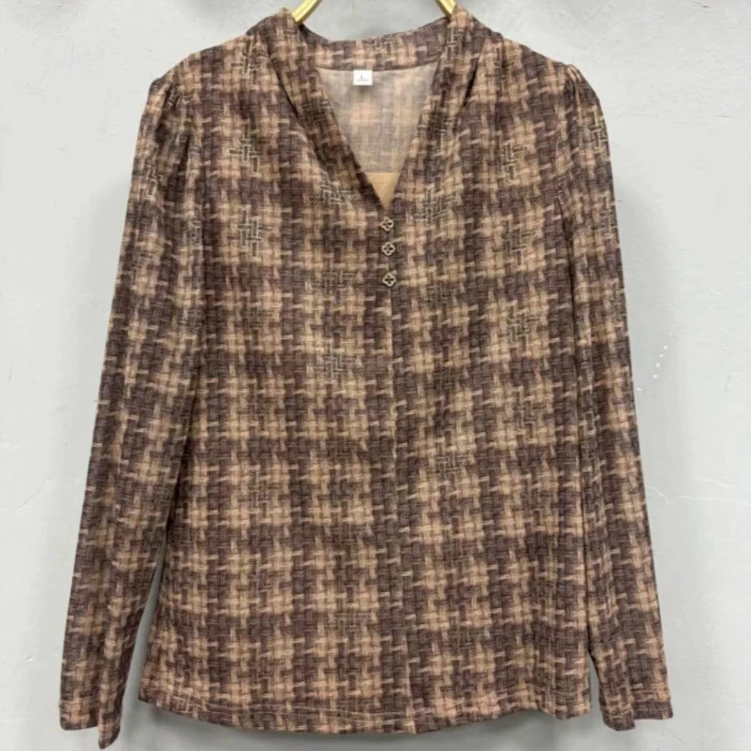 【Z1349】时尚春秋百搭女士衬衫L1