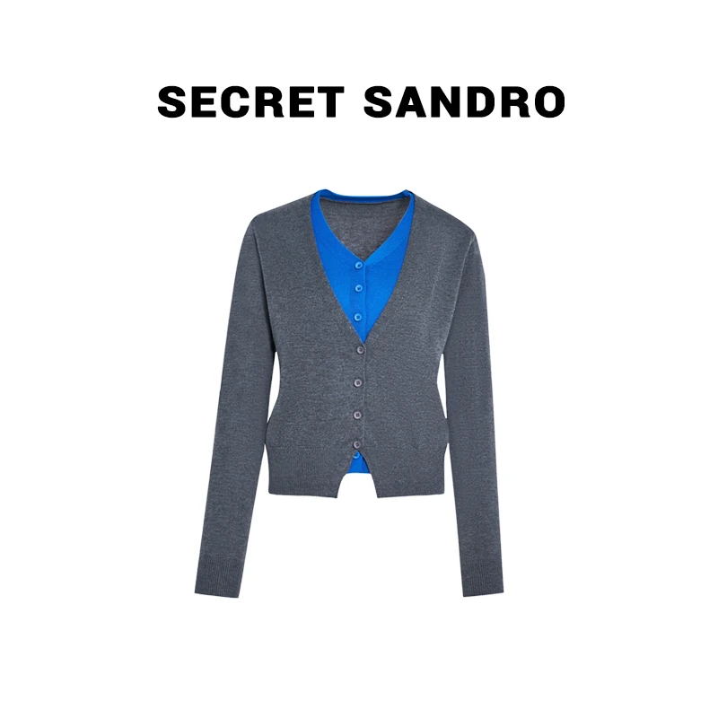 【双拼假两件】【多娜&Secret Sandro粉丝专享】毛衫 M65209205N