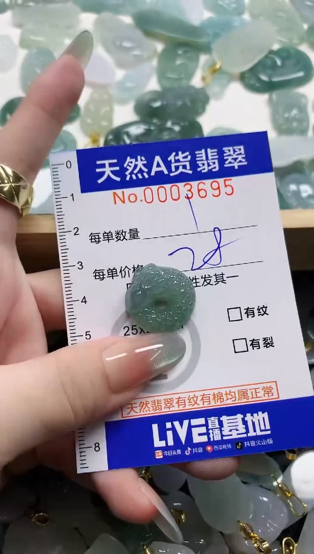 颈饰未镶嵌翡翠天然A货翡翠