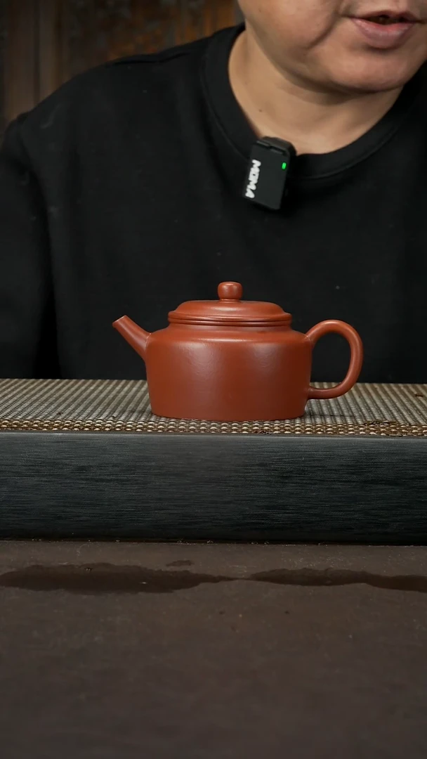 【闪购商品】紫砂茶壶赵庄朱泥 德钟160cc 040