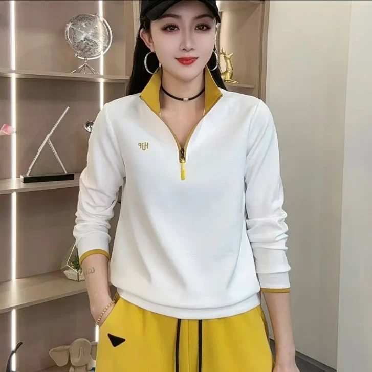 5273春秋显瘦网红运动洋气女士长袖卫衣