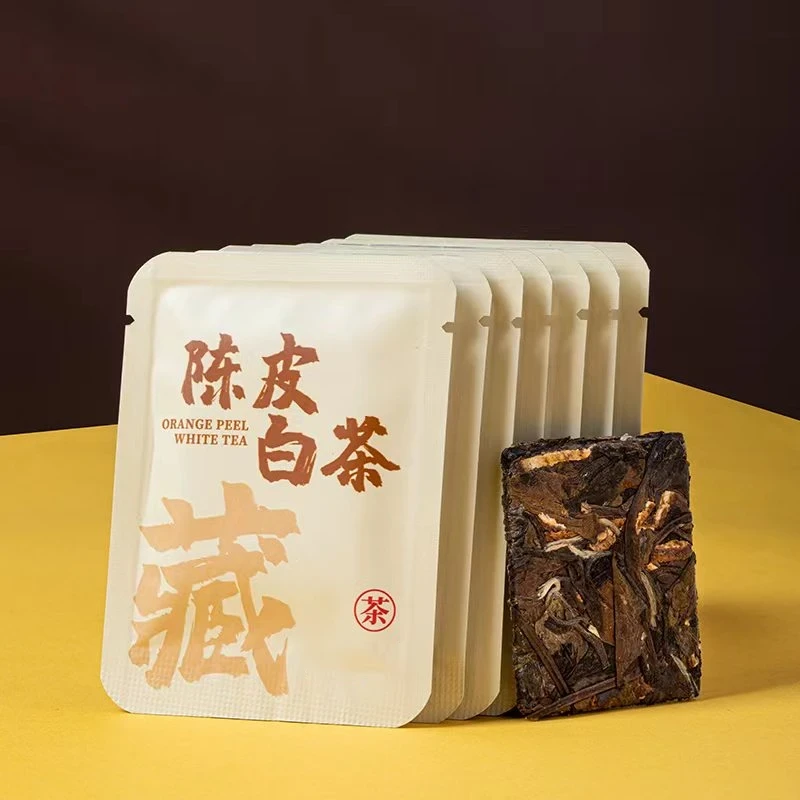 福鼎陈皮老白茶叶广东陈皮贡眉寿眉越陈越香45g袋装便携口感醇厚