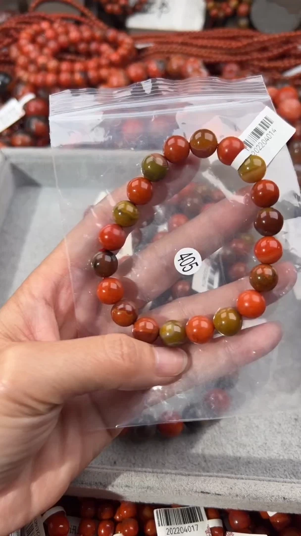 南红玛瑙手串未镶嵌10