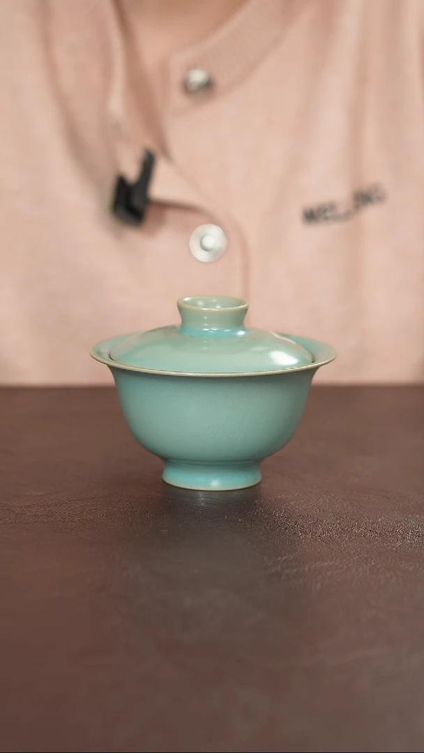 摆件瓷原矿原釉汝宋汝瓷