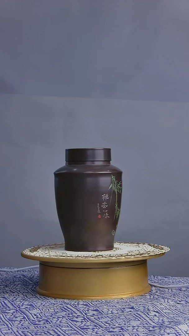 坭兴陶纯手工存茶罐