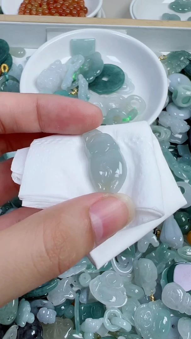 散珠翡翠11号链接，A货翡翠