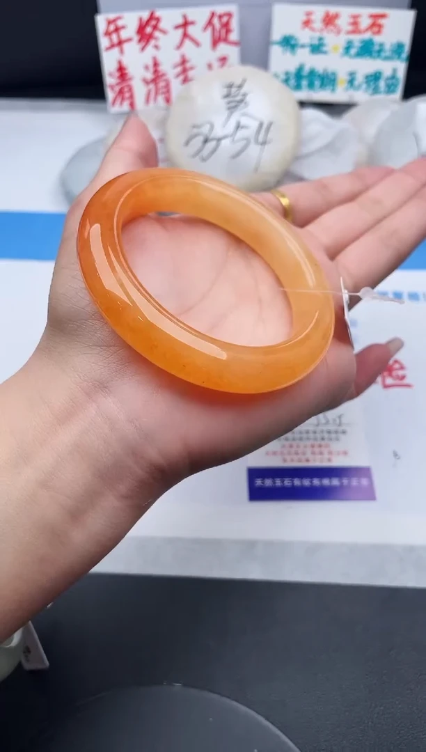 未镶嵌手镯石英质玉j132-HHB55+