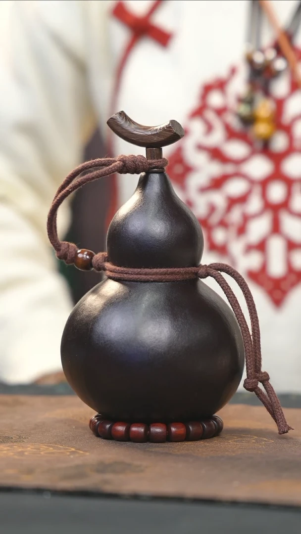 【闪购商品】RN230大漆酒葫芦不包手串及旋转底座