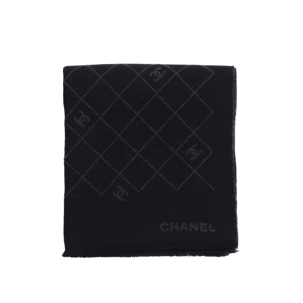 未使用 Chanel/香奈儿 【念念】摇粒绒质感 菱格纹双C 围巾