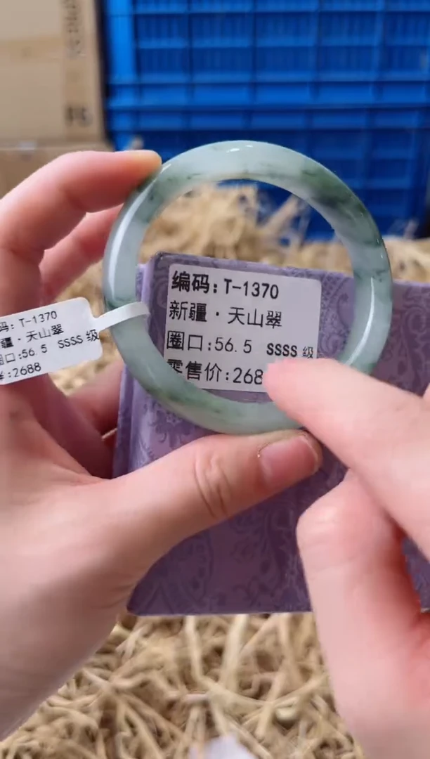 未镶嵌手镯石英质玉T-1370