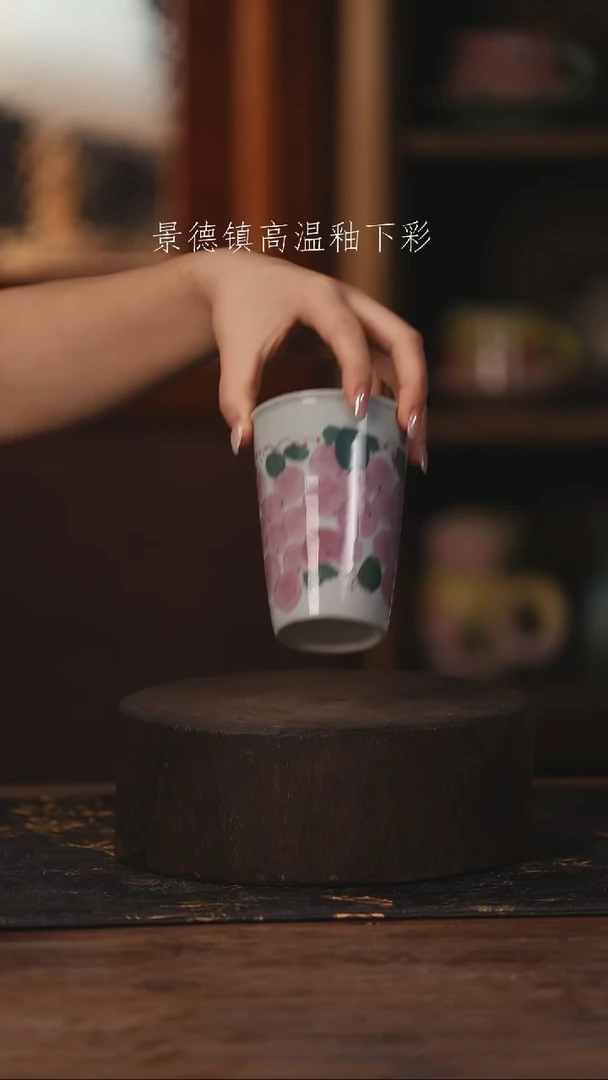 陶瓷景德镇高温釉下手绘陶瓷205
