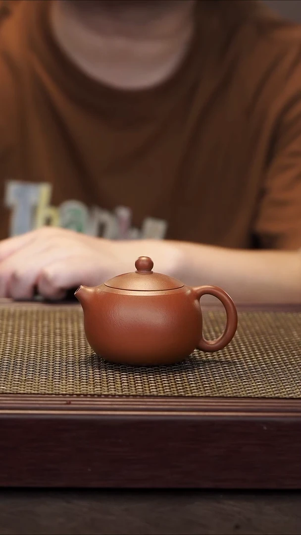 茶壶紫砂【润石堂】全手工精品 朱泥