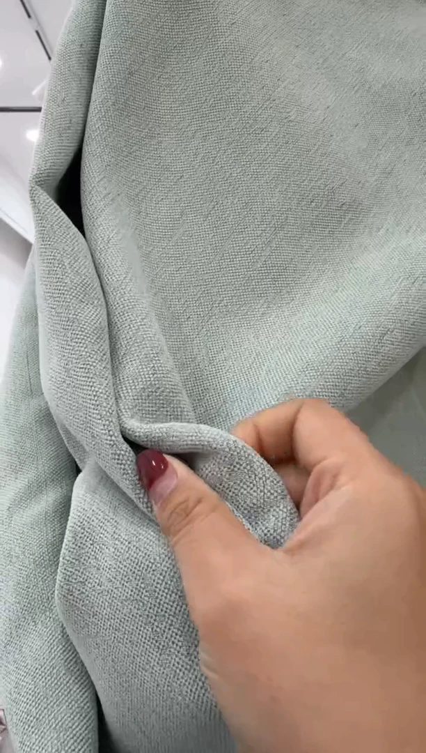 涤纶麦子成品窗帘3