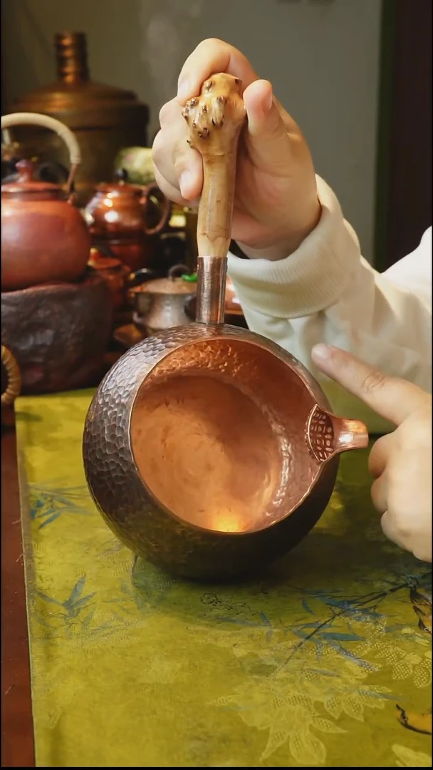 800毫升果树瘤紫铜煮茶器