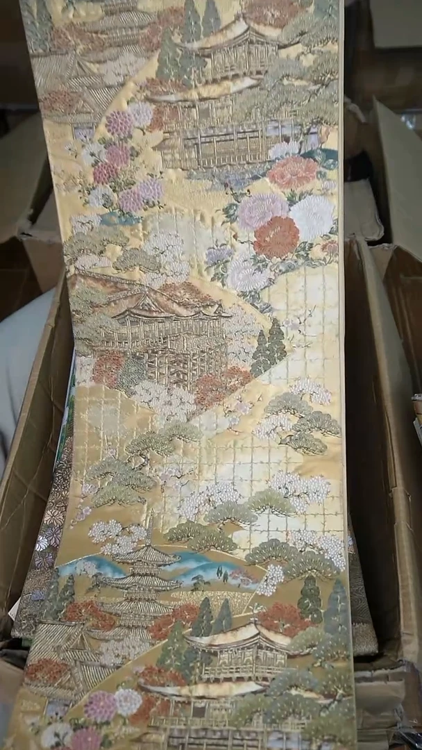 织绣20五通建筑风景画