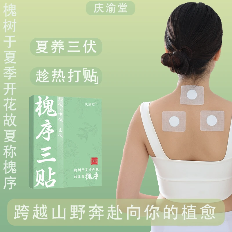 庆渝堂槐序三贴夏伏三贴伏灸冬暖温固一夏