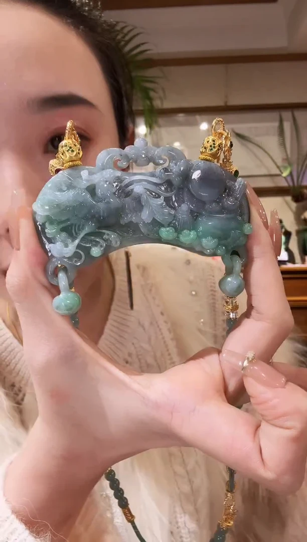 【闪购商品】翡翠颈饰未镶嵌国风