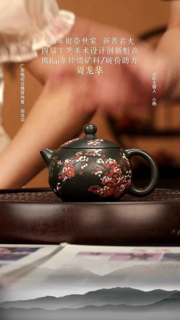 茶壶紫砂76 九龄君子兰西施260c