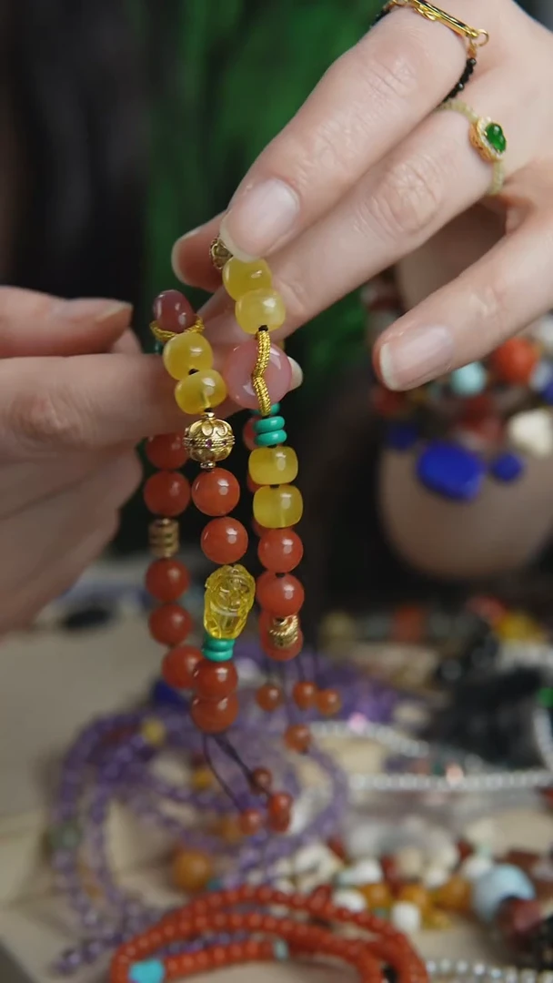 【闪购商品】南红玛瑙手链合金南红手串