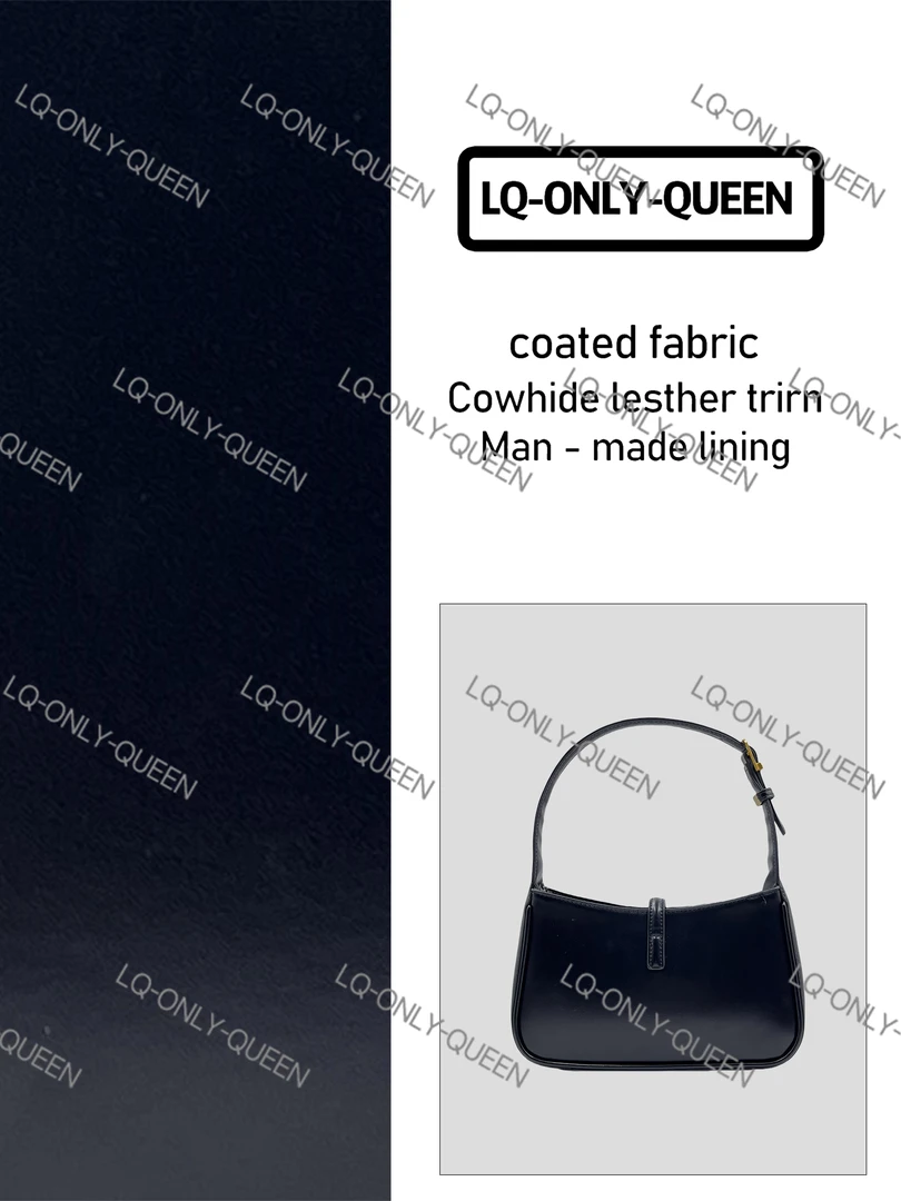 Laugh Queen手工打造真皮女士新款包  0052 黑色  腋下