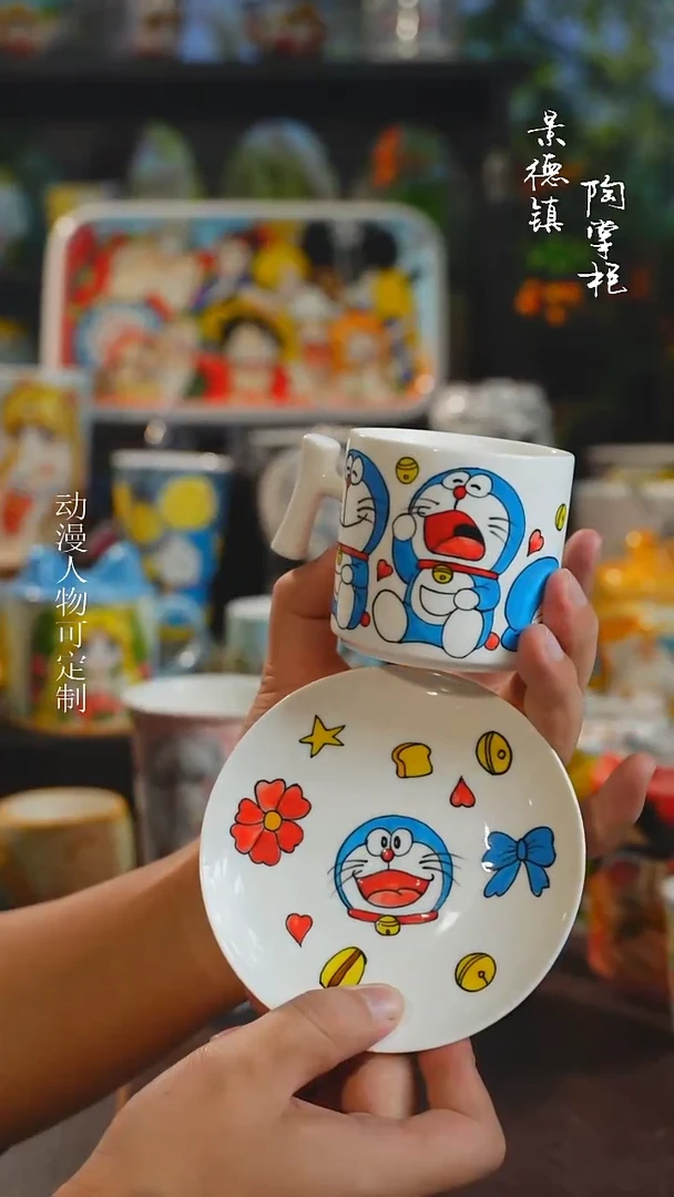 景德镇高温釉下彩纯手工手绘