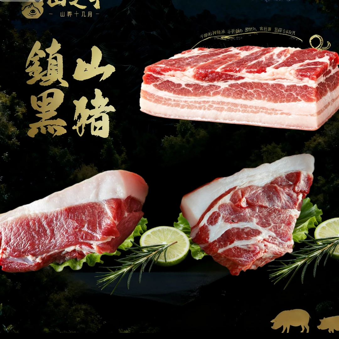 新粉试吃套餐（终身一次）五花肉，后腿肉，前腿肉，一共三斤