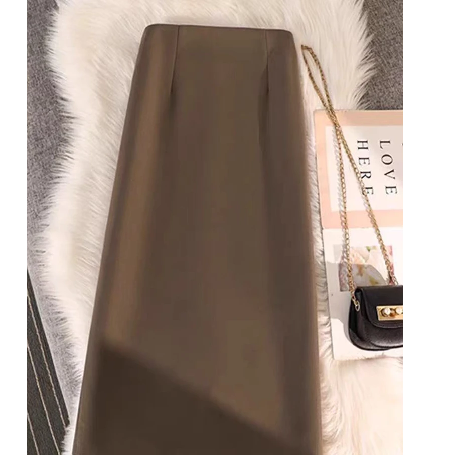 G224 G225 G226新款收腰显瘦小众设计感法式夏季半截裙