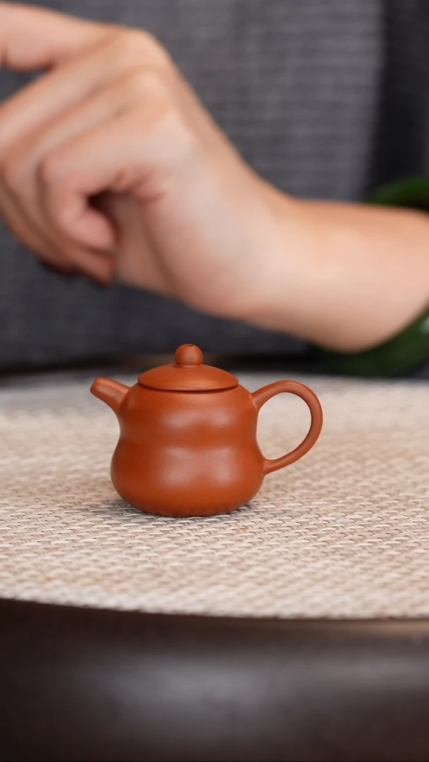 紫砂茶具紫砂茶宠大红袍葫芦