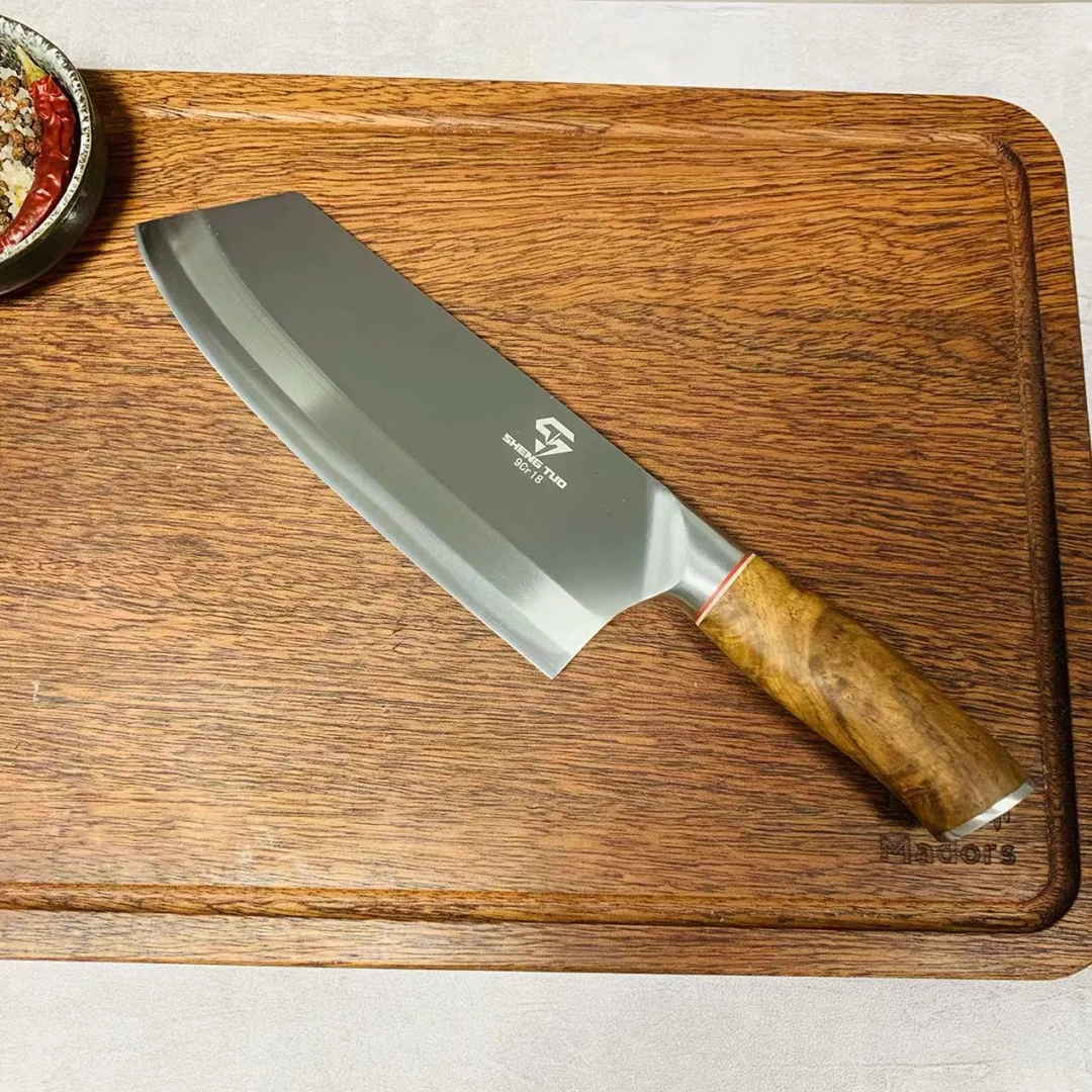 不锈钢菜刀家用锋利小切片刀女士切菜刀切肉刀中式厨师刀具 855