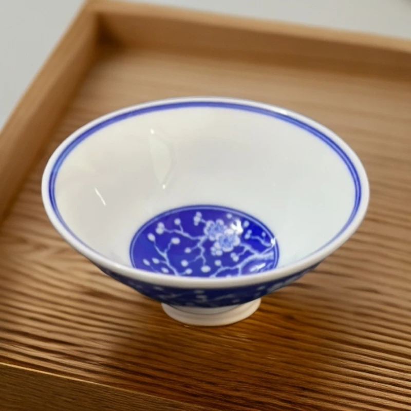 景德镇陶瓷冰梅小茶碗