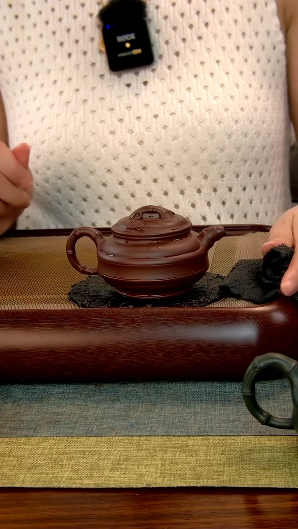 茶壶绿泥徐记福康 原矿紫砂 3