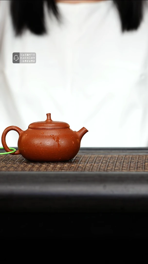 茶壶紫砂紫砂茶壶老红泥茄瓜