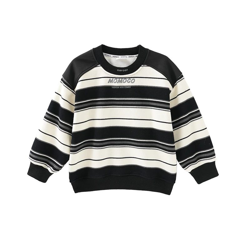 MOMOCO/玛米玛卡男童加绒卫衣2025冬季新款中大童77430232022
