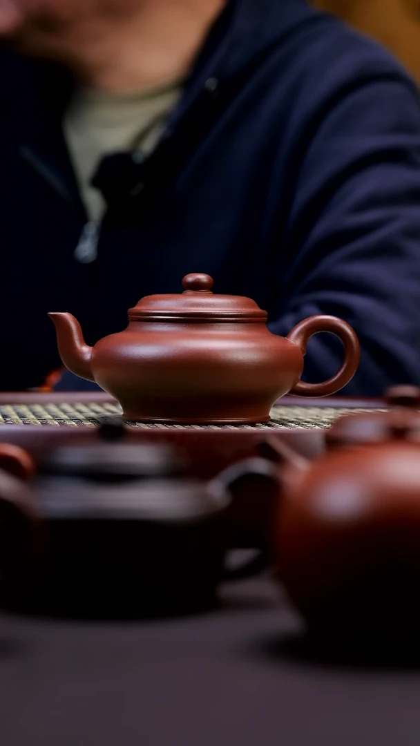 茶壶紫砂紫砂茶壶（景舟虚扁）