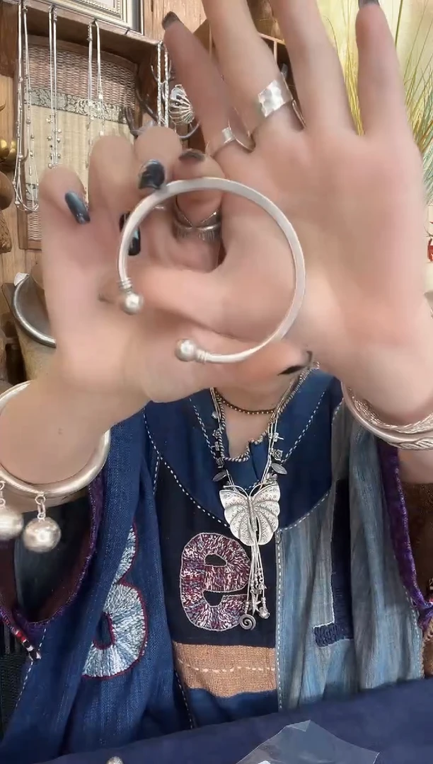 无925银可*?手镯