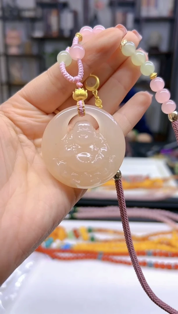 【闪购商品】和田玉毛衣链未镶嵌M502