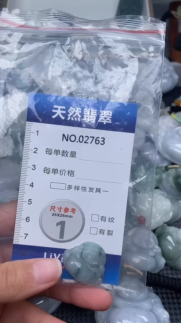 颈饰未镶嵌翡翠纯天然A货翡翠2763