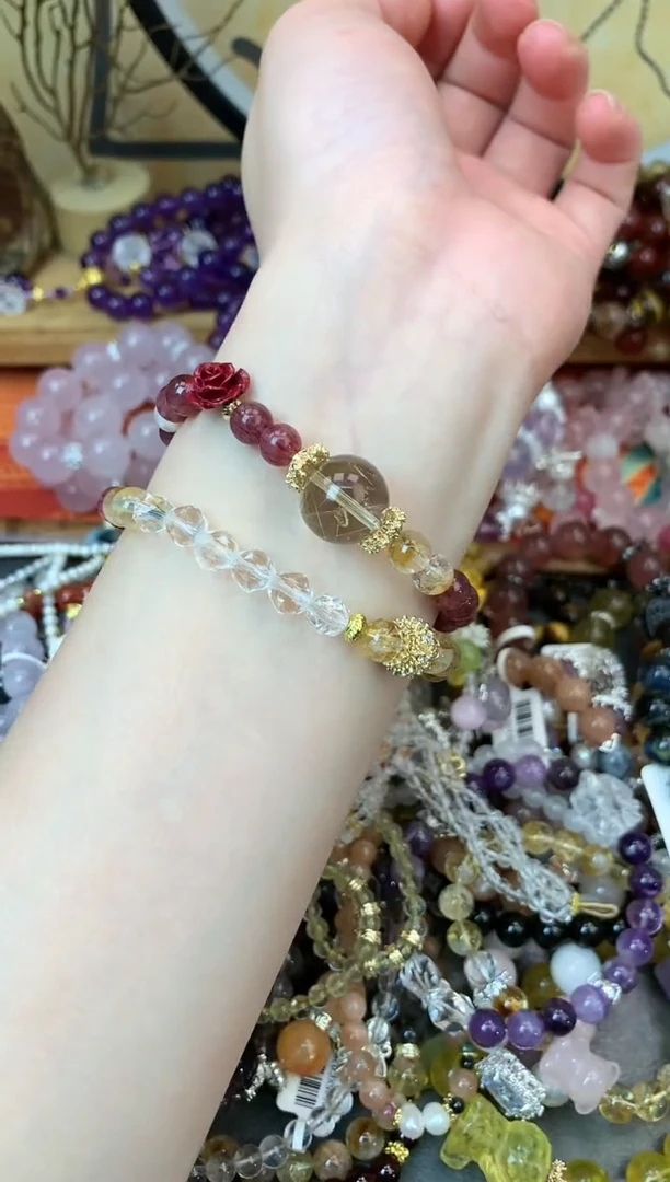 【闪购商品】水晶手链未镶嵌花语轩1213