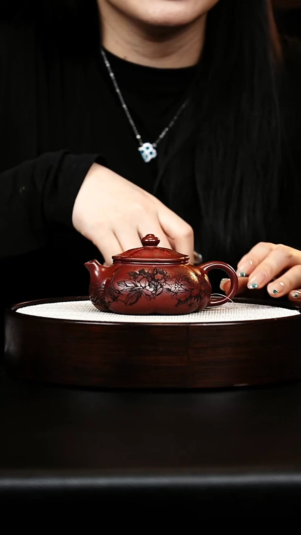 茶壶紫砂寒江壶