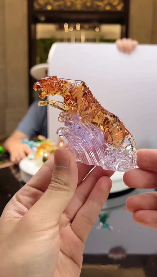 茶宠AJ06600玉玺虎艺术摆件