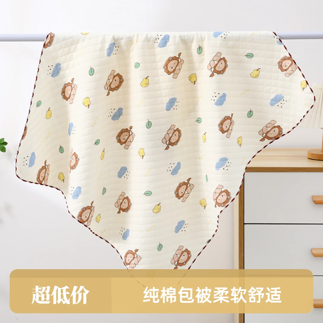 加厚新生儿包单婴儿包被产房秋冬厚包巾纯棉初生宝宝全棉产房抱被